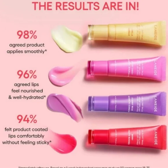 Laneige Lip Glowy Balm Sweet Candy & Vanilla 5g A1 - Picture 4 of 4